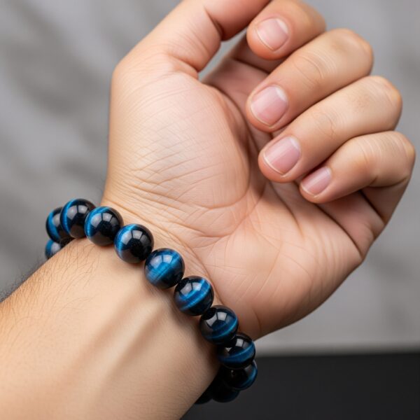 Blue Tiger Eye Bracelet
